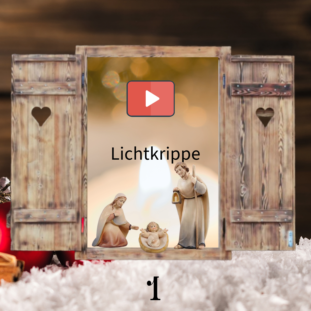 Tür 1 Lichtkrippe