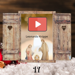 Tür 17 Leonardo Krippe