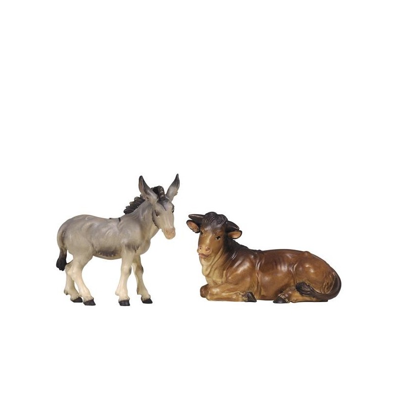 HE Ochs liegend und Esel