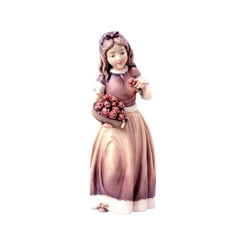 Girl with roses