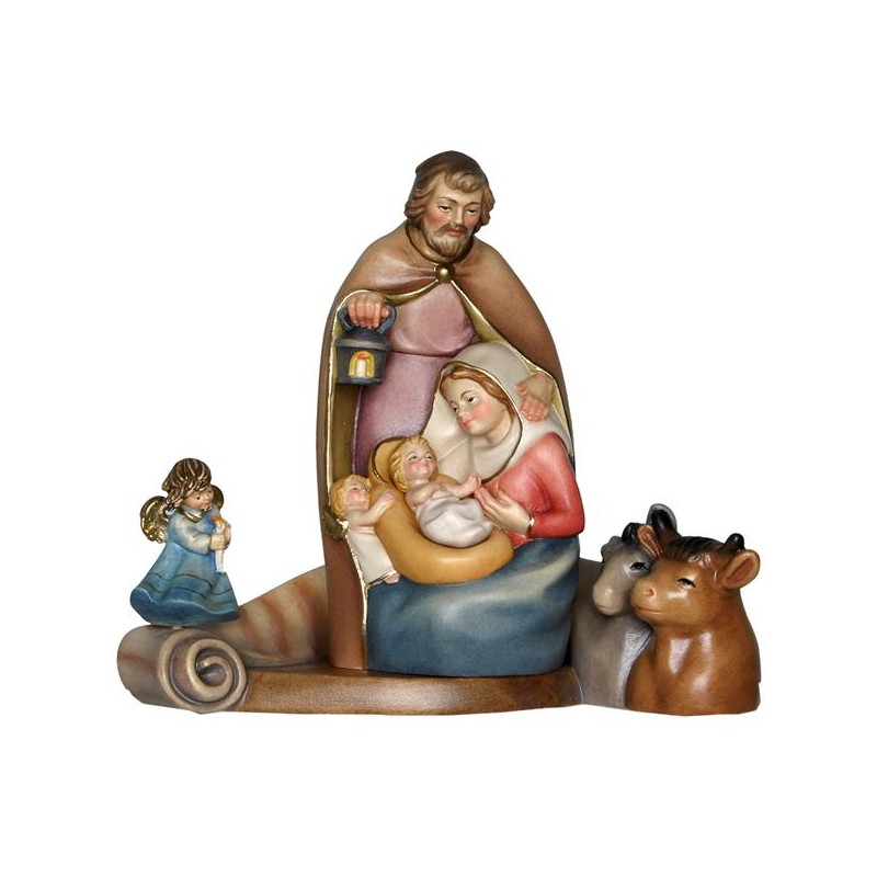 Nativity block on base (ox,...