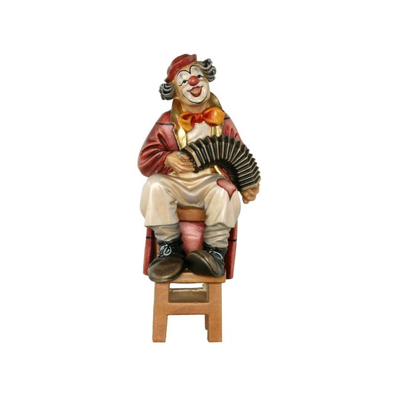 Clown with accordion