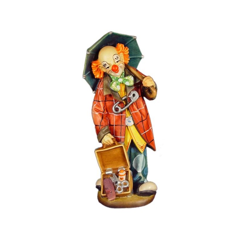 Clown mit Schirm