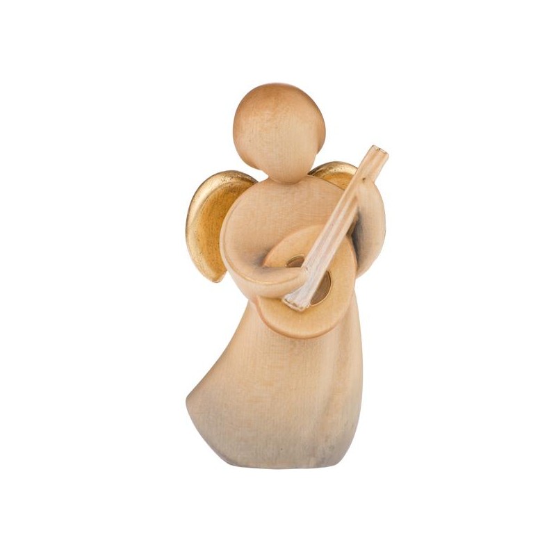 angel modern art with mandolin