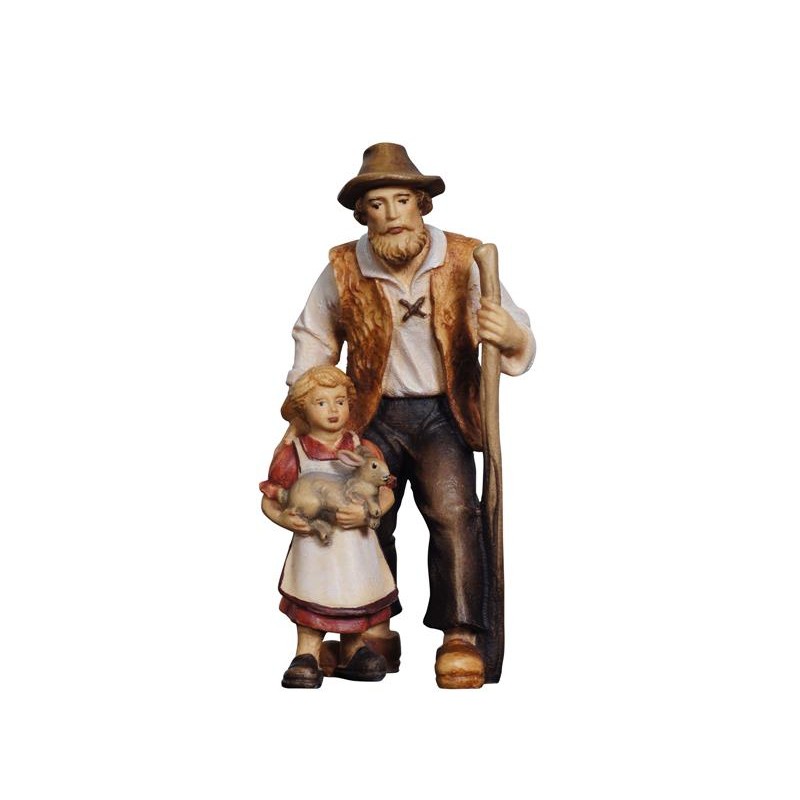 KO Hirt mit Mädchen und Hase