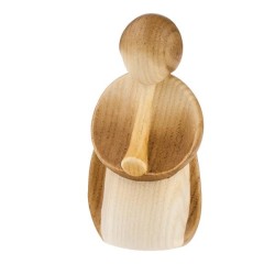 shepherd kneeling with trumpet modern art