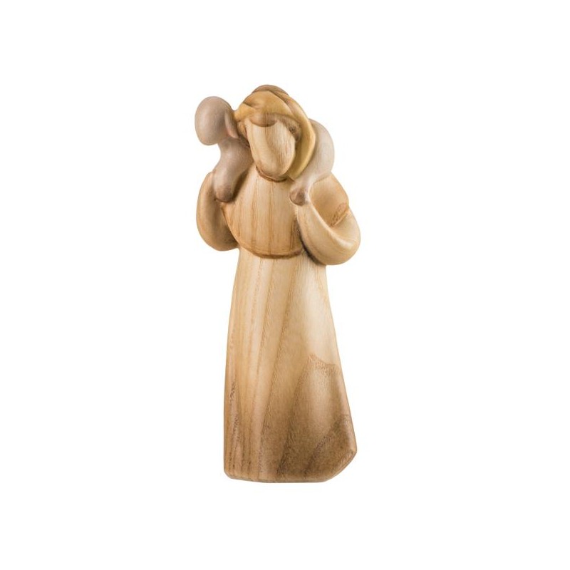 shepherd carrying the sheep...