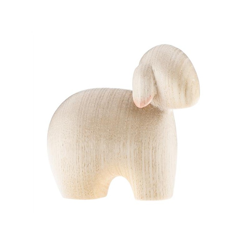 sheep standing right