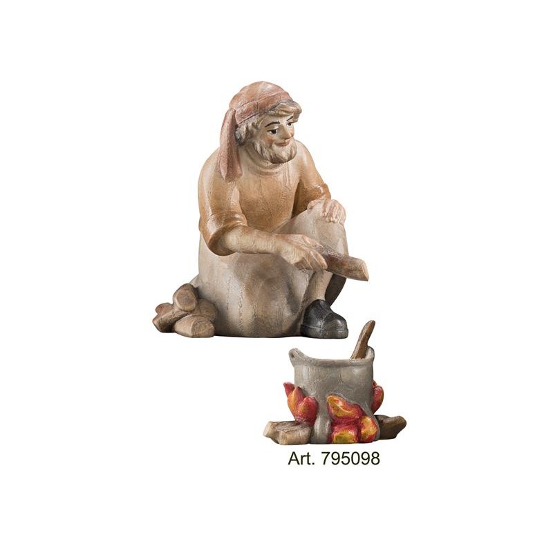 PE Shepherd at the camp-fire