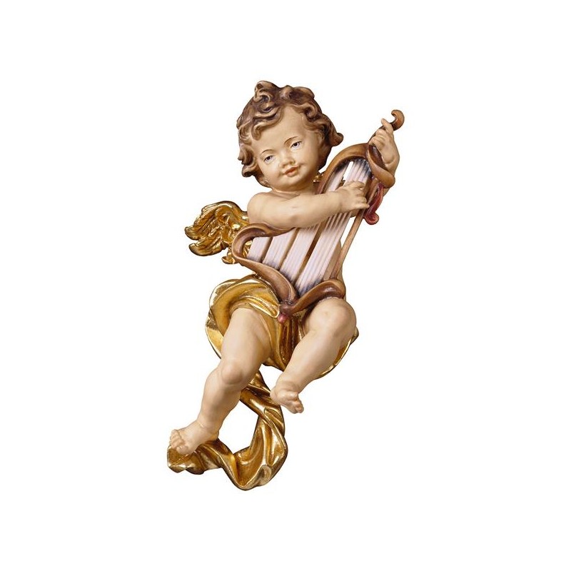 Cherub with harp