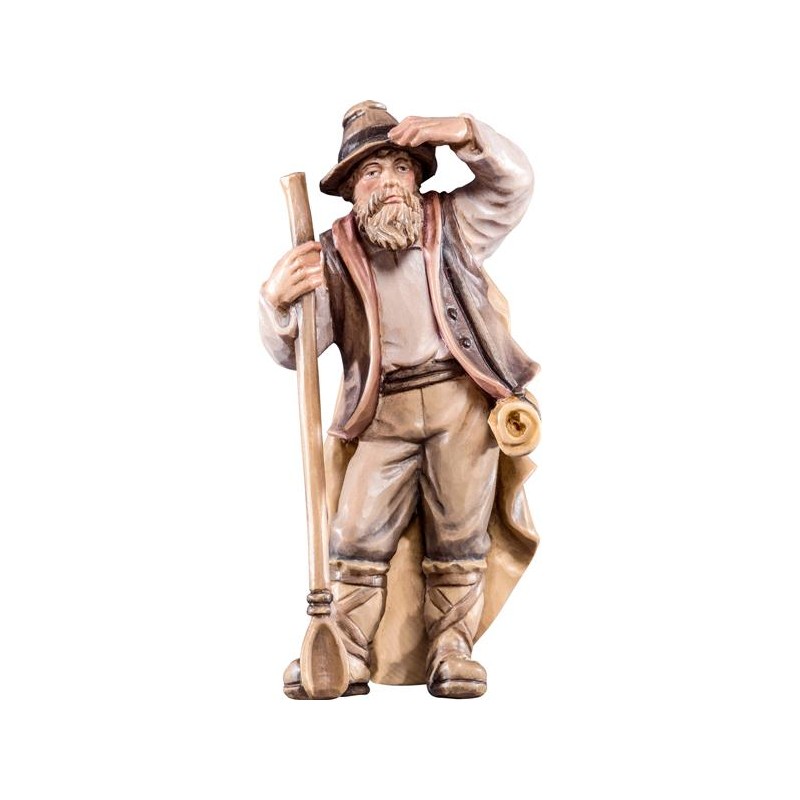 Shepherd with shovel R.K.