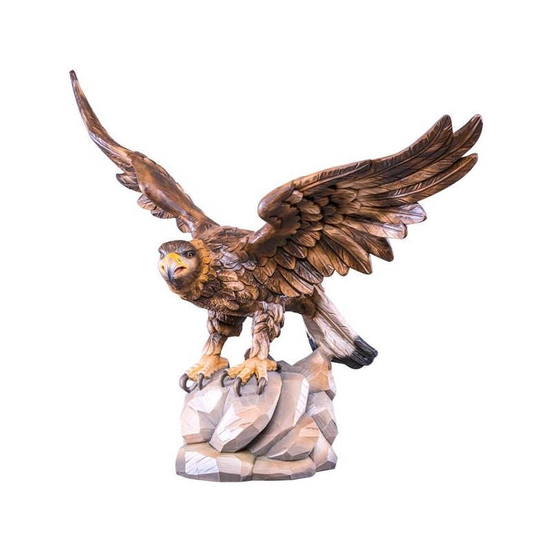 Adler mit offenen Flügeln