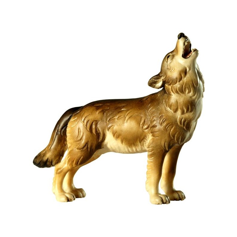 Wolf stehend heulend