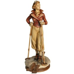 Nostalgie Schifahrerin